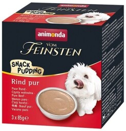 MULTIPACK Dog Snack-Puding hovězí pro psy (3 x 85 g)