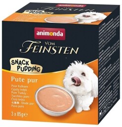 MULTIPACK Dog Snack-Puding krůtí pro psy (3 x 85 g)