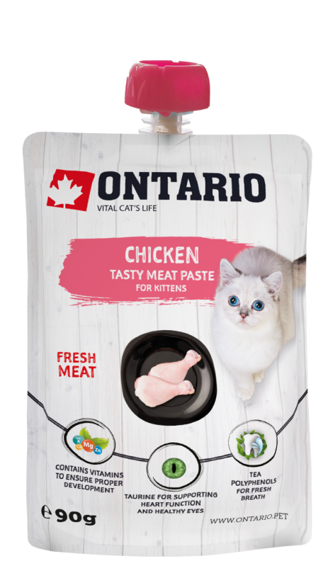 Pasta Ontario Kitten Chicken Fresh Meat Paste 90g