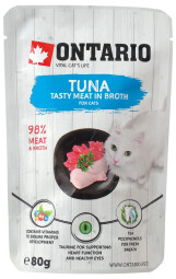 Kapsička Ontario Tuna in Broth 80g