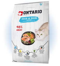 Ontario Cat Hair&Skin 400g