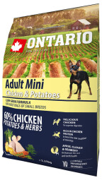 Ontario Adult Mini Chicken & Potatoes 2,25 kg