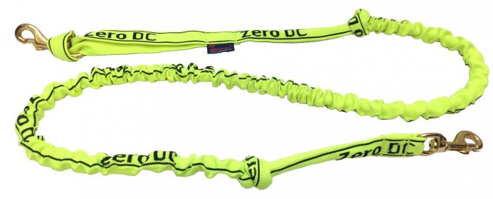 Vodítko Zero DC s amortizerem 2,7m neon zelená