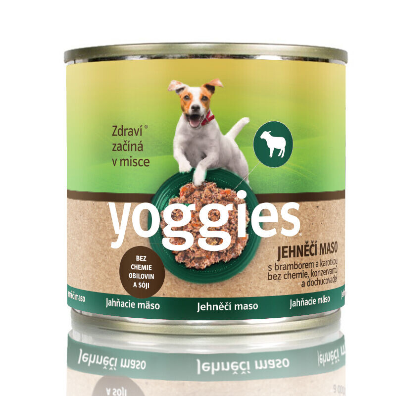Yoggies jehněčí konzerva s bramborem a karotkou (200g)