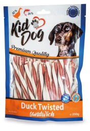 KIDDOG kachní sendvič s treskou kroucený 250 g