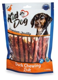 KIDDOG kachní masíčko na buvolí tyčince - 8 mm/12 cm 250 g