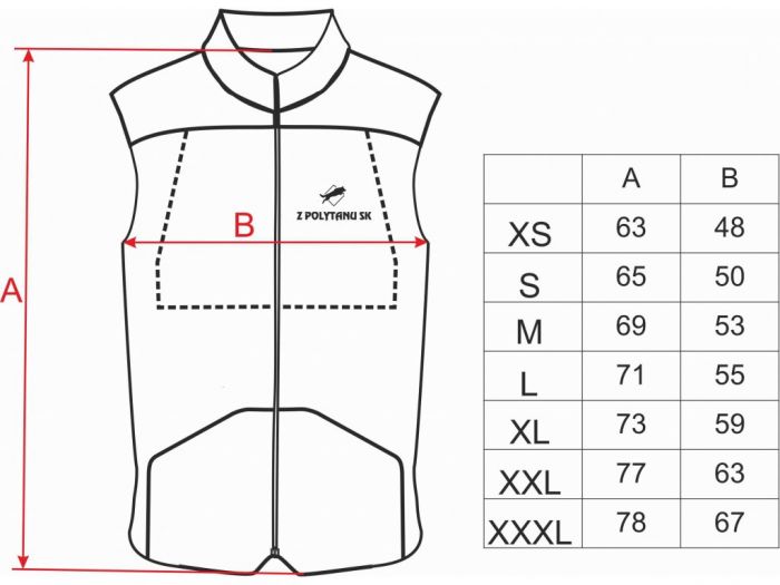 Z-Polytanu SK Výcviková vesta síťovaná Fashion na léto černo/červená
