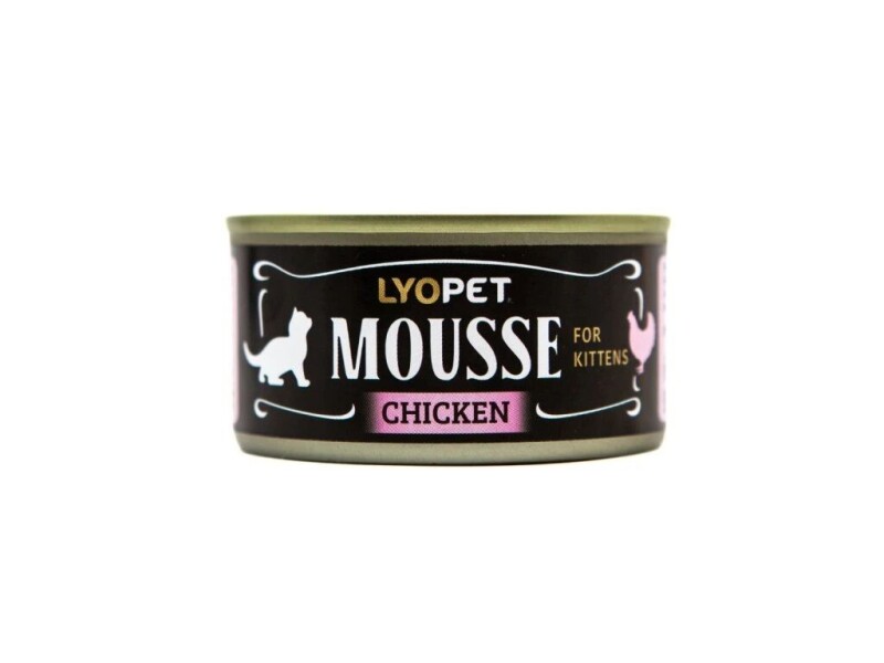 LYOPET Kuřecí mousse pro koťata 90g