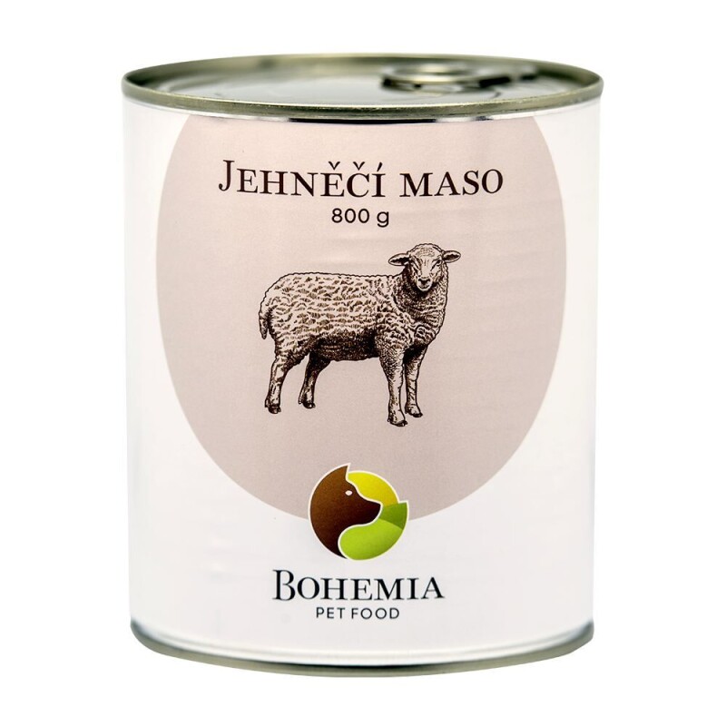 BOHEMIA Jehněčí maso ve vlastní šťávě 800 g