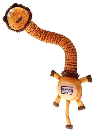 GiGwi Plush Friendz Lev s křupajícím krkem