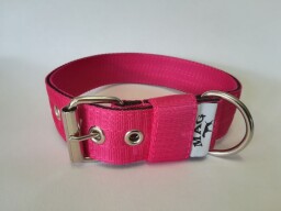 Obojek MAG 4cm tm.růžový 50cm