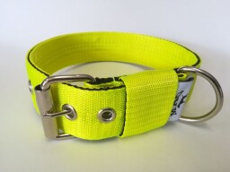 Obojek MAG 4cm neon žlutý 60cm